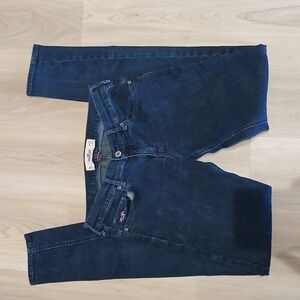 Hollister Women's Deep Blue Skinny Jeans
